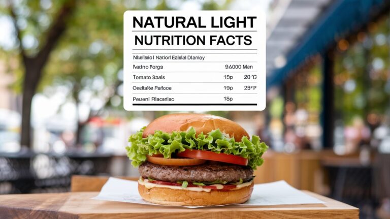 Natural light nutrition facts